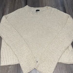 Knit cropped sweater